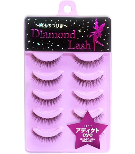 Amazon | ダイヤモンドラッシュ Diamond Lash 【no.206】5ペア(上